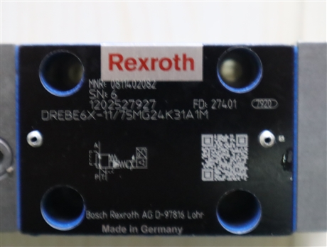 0811402082 DREBE6X-1X/75MG24K31A1M 德国力士乐REXROTH比例阀