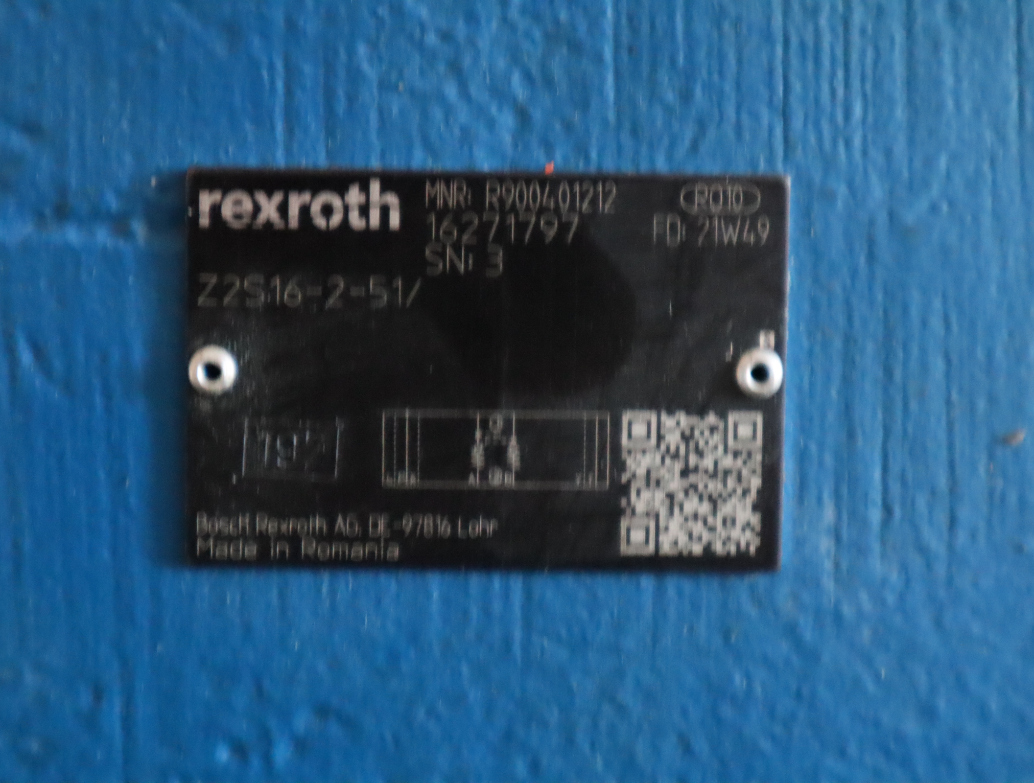 R900401212 Z2S16-2-51/ Z2S16-2-5X Z2S16-2-50力士乐REXROTH阀