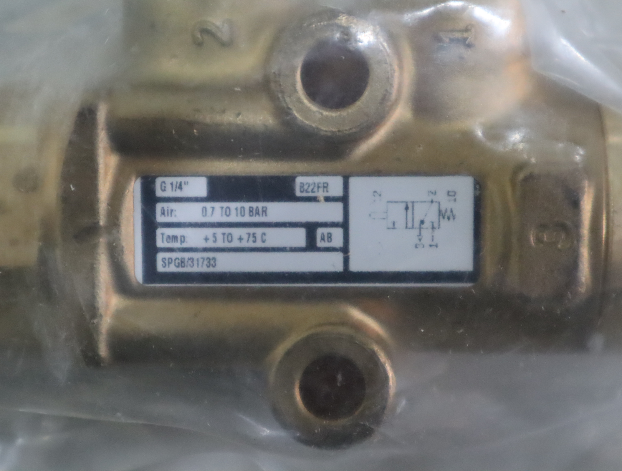 SPGB/31733 英国诺冠NORGREN 气动阀