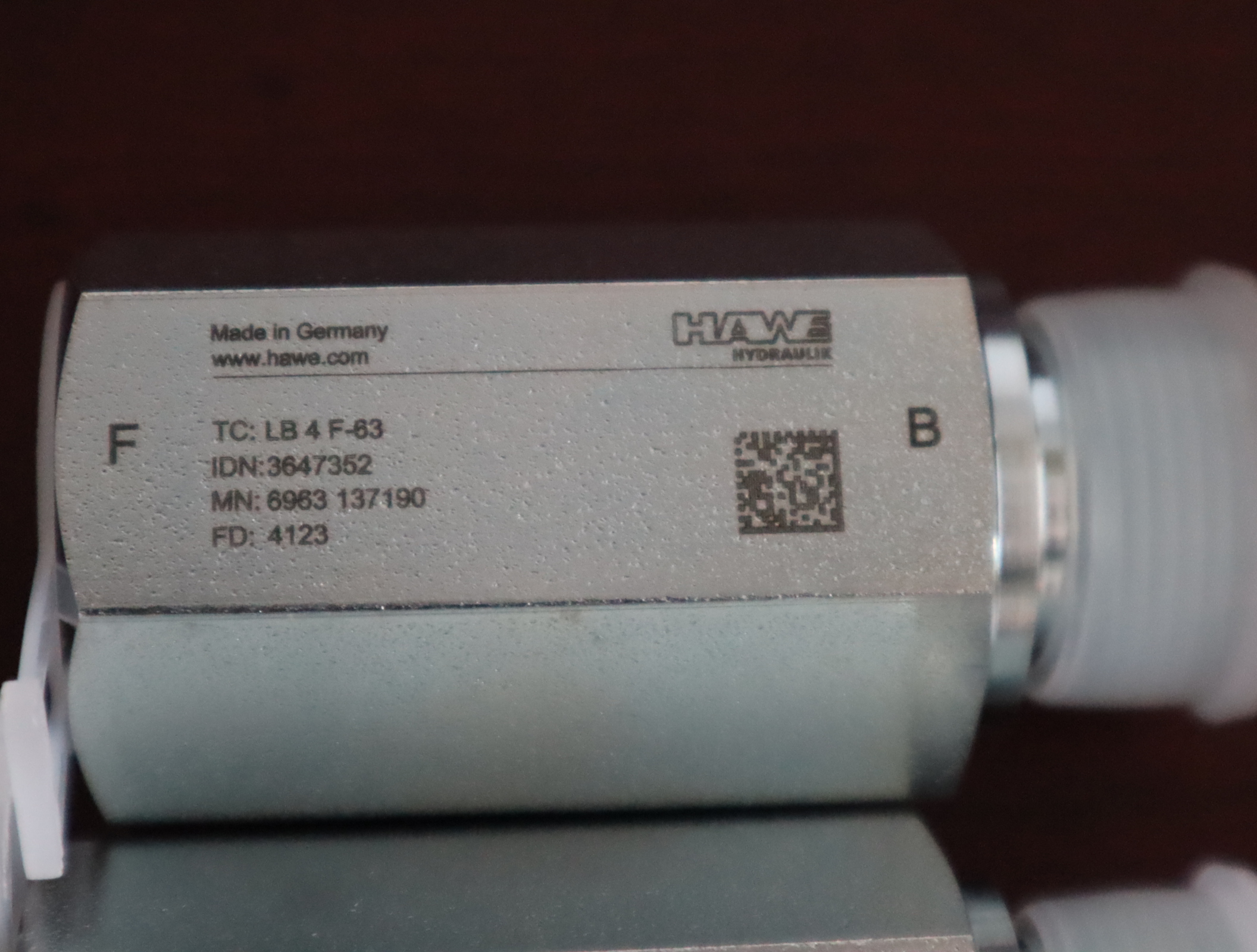 LB4F-63 6963137190 德国哈威HAWE液压阀
