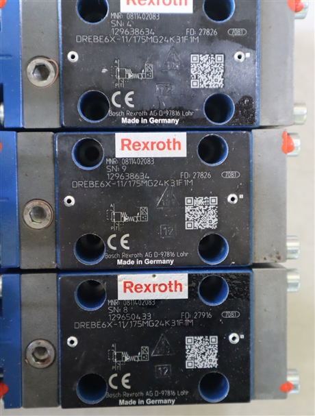 0811402083 DREBE6X-11/175MG24K31F1M 德国力士乐REXROTH比例阀
