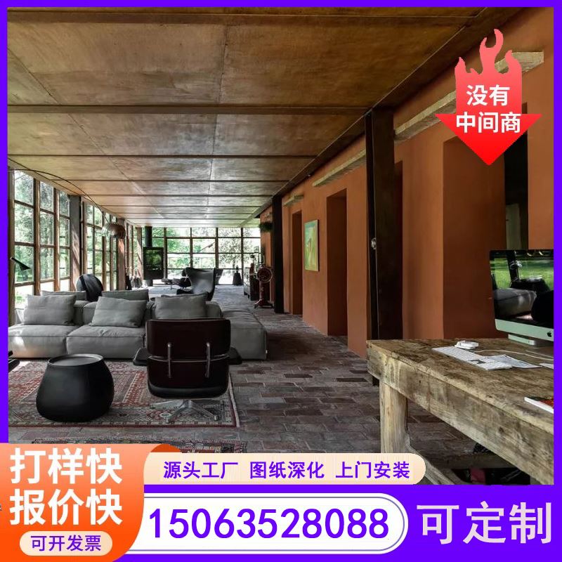 江河金属 个性化设计 镂空雕刻 耐候钢屏风灯箱 