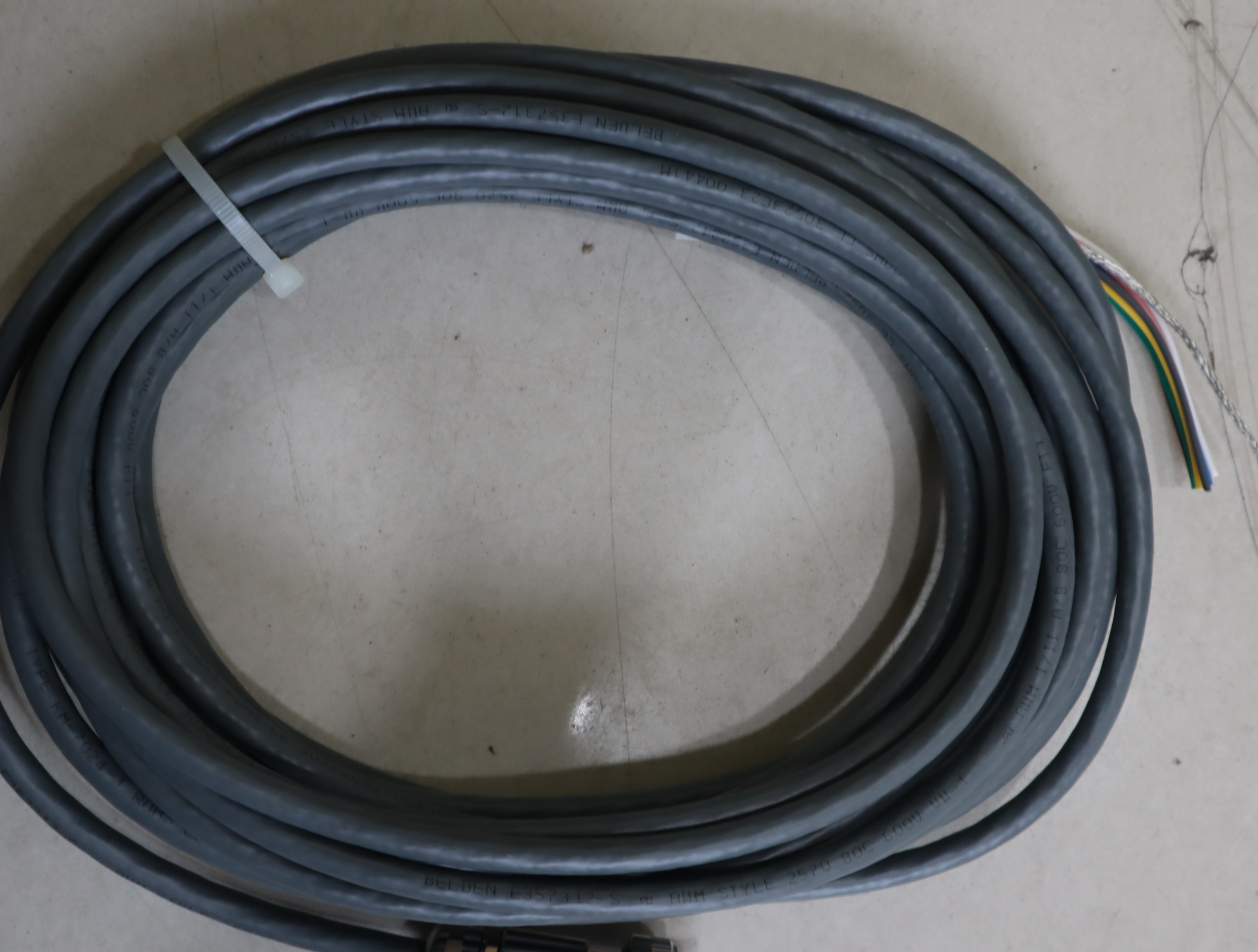 进口比例阀伺服阀七芯金属插头含十米电缆线