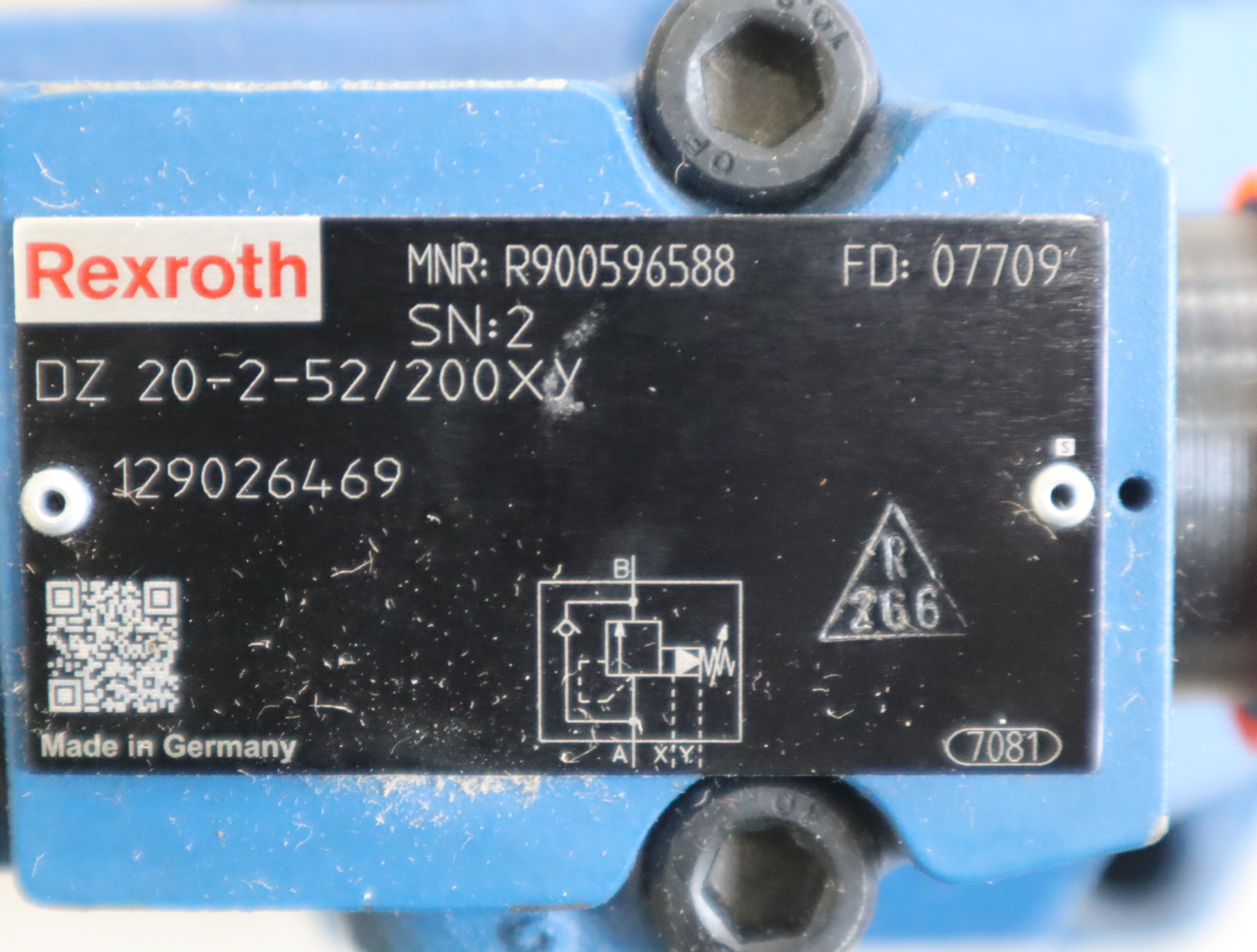 R900596588 DZ20-2-52/200XY DZ20-2-5X/200XY 力士乐REXROTH阀