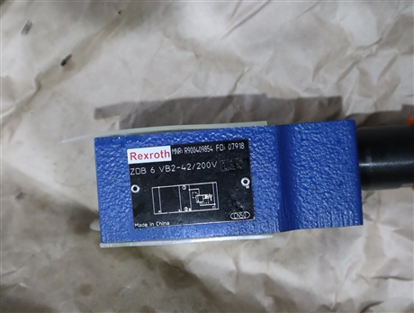 R900409854 ZDB6VB2-42/200V ZDB6VB2-4X/200V 力士乐REXROTH阀