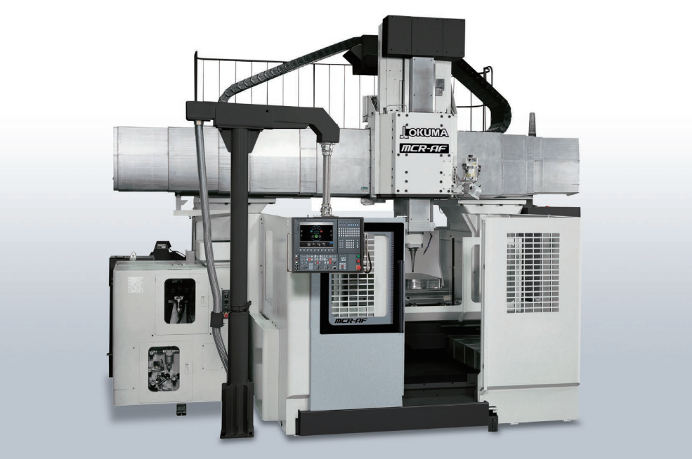 日本OKUMA大隈MCR-AF龙门加工中心具有高刚性和高精度机床结构