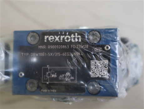 R900920863 DBW10B1-52/315-6EG24N9K4 德国力士乐REXROTH溢流阀