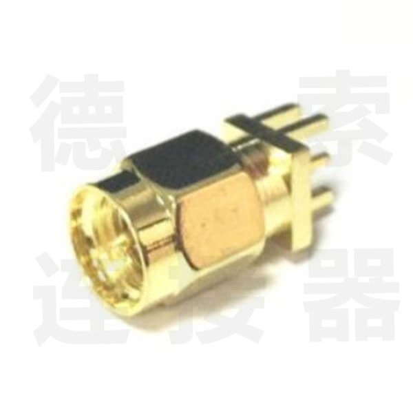 SMA连接器公直式卡板铜镀金标准工厂