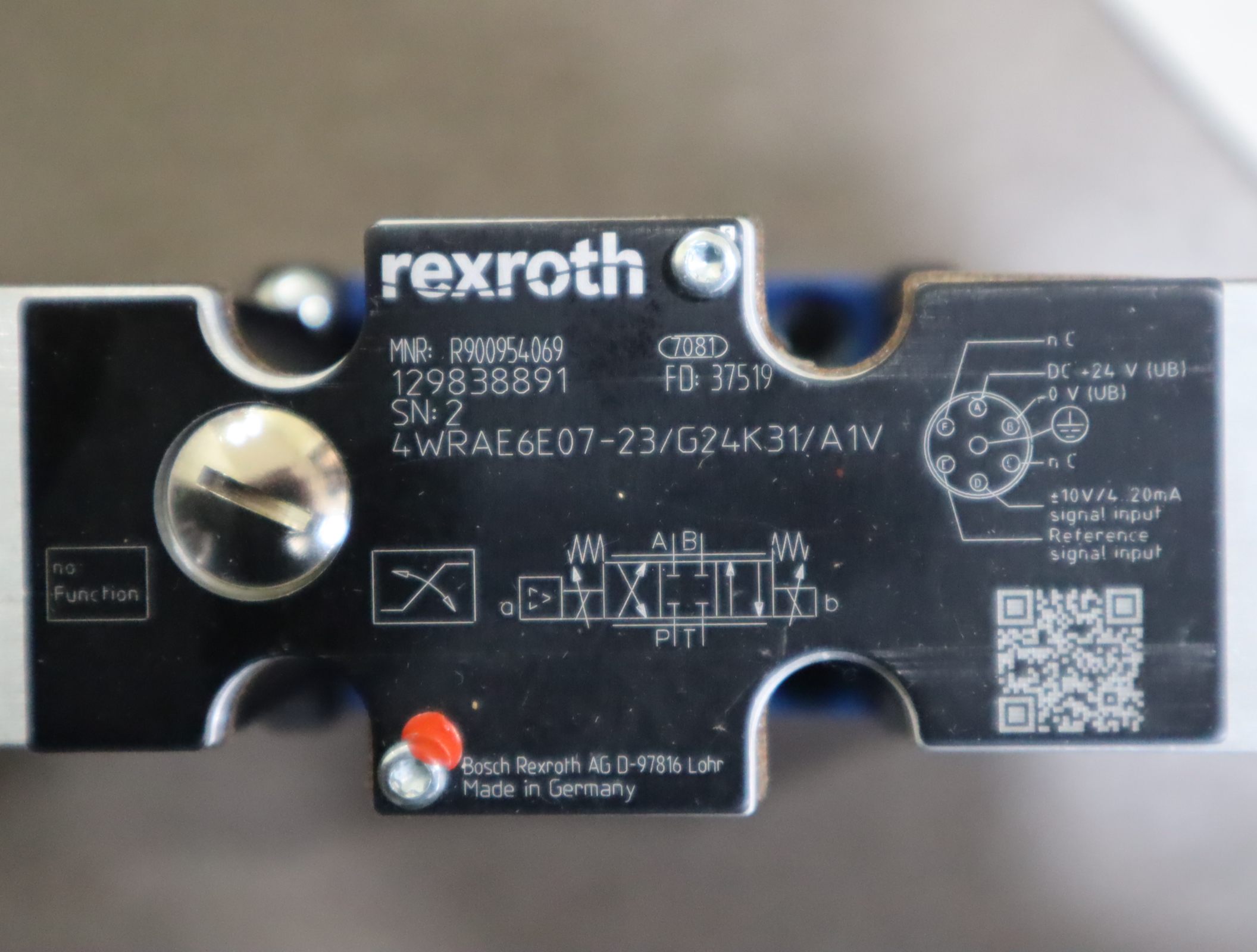 4WRAE6E07-23/G24K31/A1V R900954069 德国力士乐REXROTH比例阀