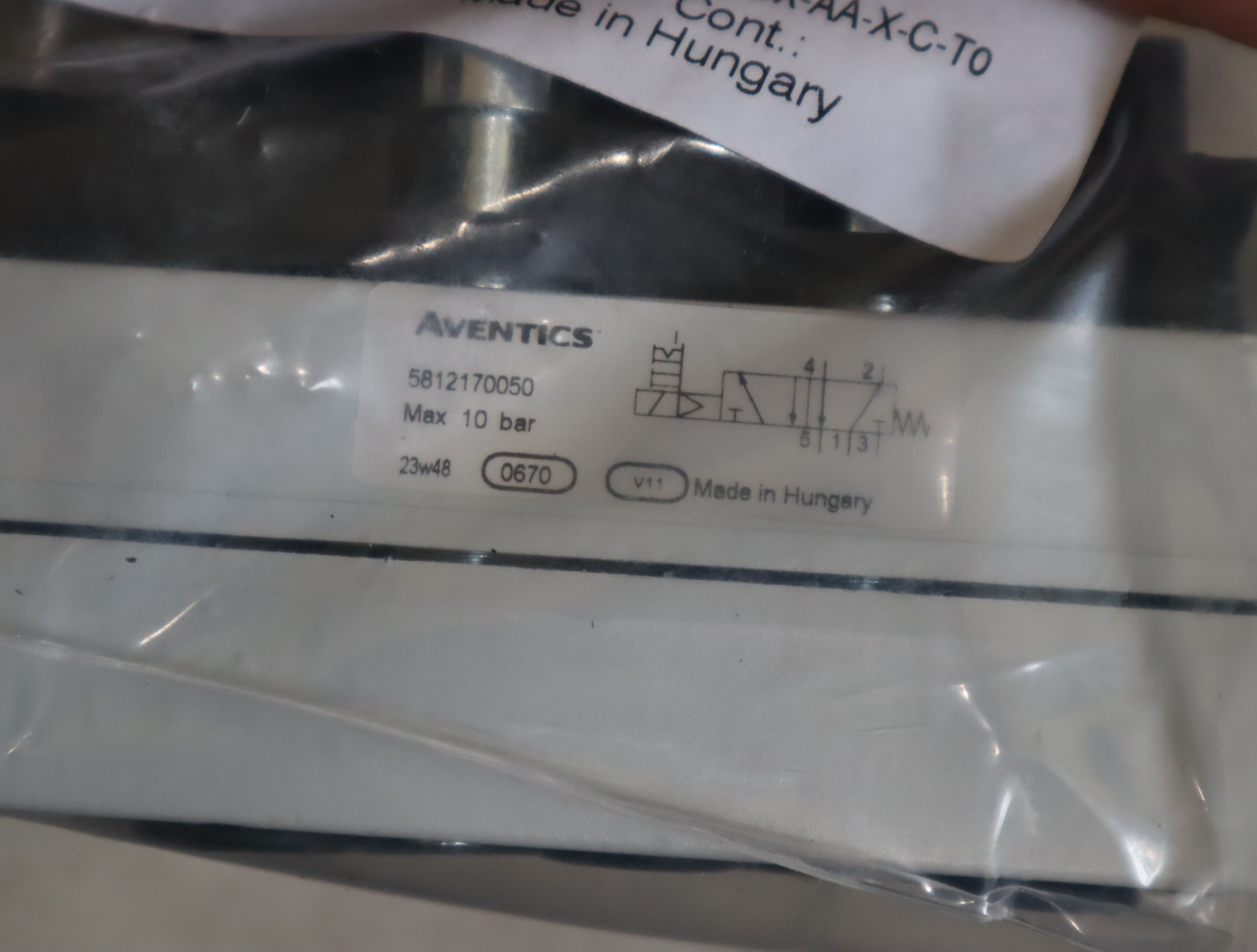 5812170050 V581-5/2SR-NONE 德国安沃驰AVENTICS气动阀