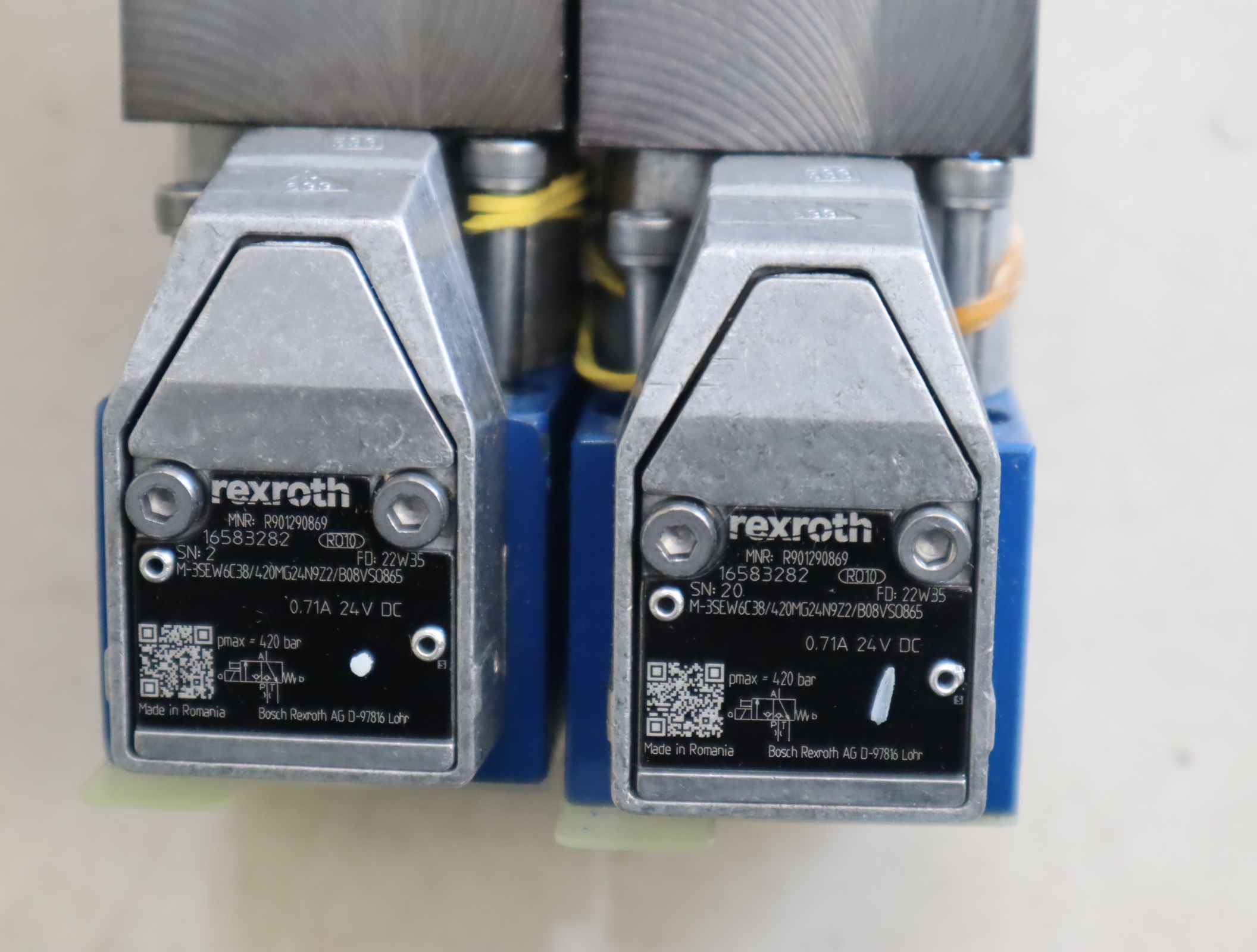 R901022515 A238 24VDC 0.708 A 力士乐REXROTH电磁球阀线圈