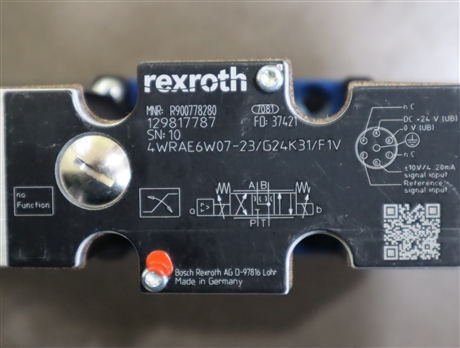 4WRAE6W07-22/G24K31/F1V R900778280 德国力士乐REXROTH比例阀