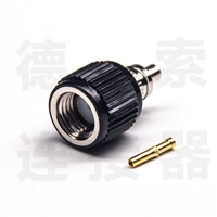 SMA连接器公直式焊接铜镀镍反极工厂