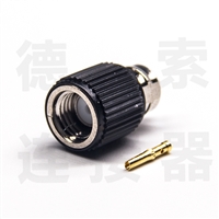 SMA连接器公直式焊接铜镀镍反极工厂定制