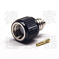 SMA连接器公直式焊接铜镀镍反极生产工厂