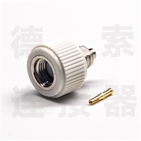 SMA连接器公直式焊接铜镀镍反极生产厂家