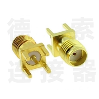 SMA连接器母直式插孔防尘铜镀金标准厂家