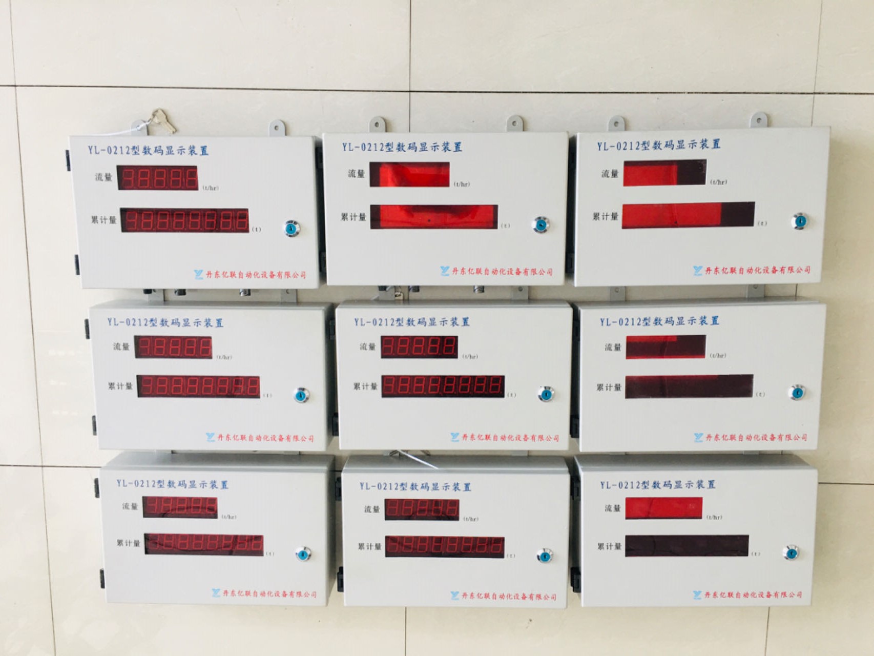 辽宁核子皮带秤-YL0212液晶数码显示装置