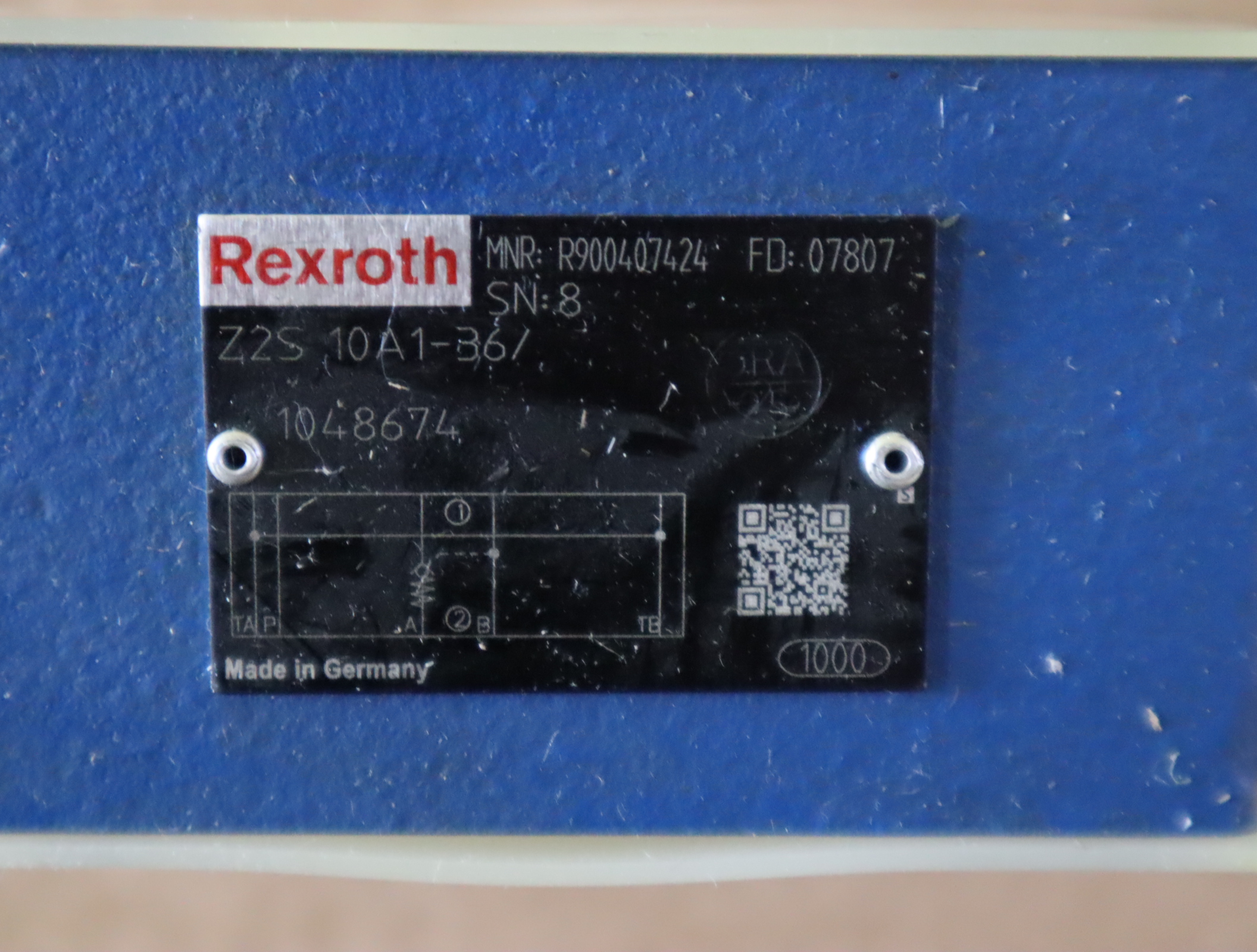 Z2S10A1-34/ Z2S10A1-33/ Z2S10A1-32/ R900407424 力士乐阀