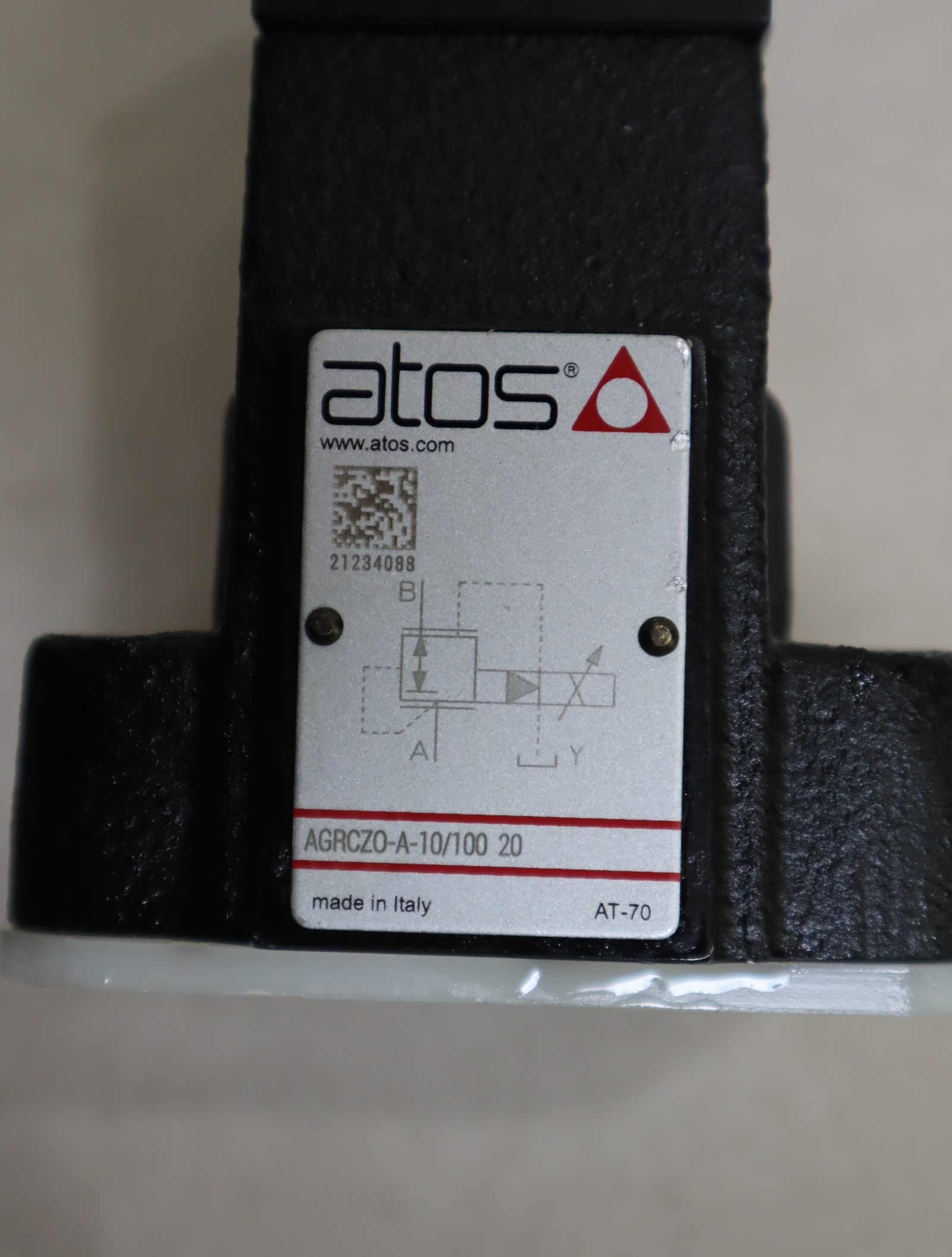 AGRCZO-A-10/100 20 E-MI-AC-01F 22/ 2 阿托斯ATOS 溢流阀放大器