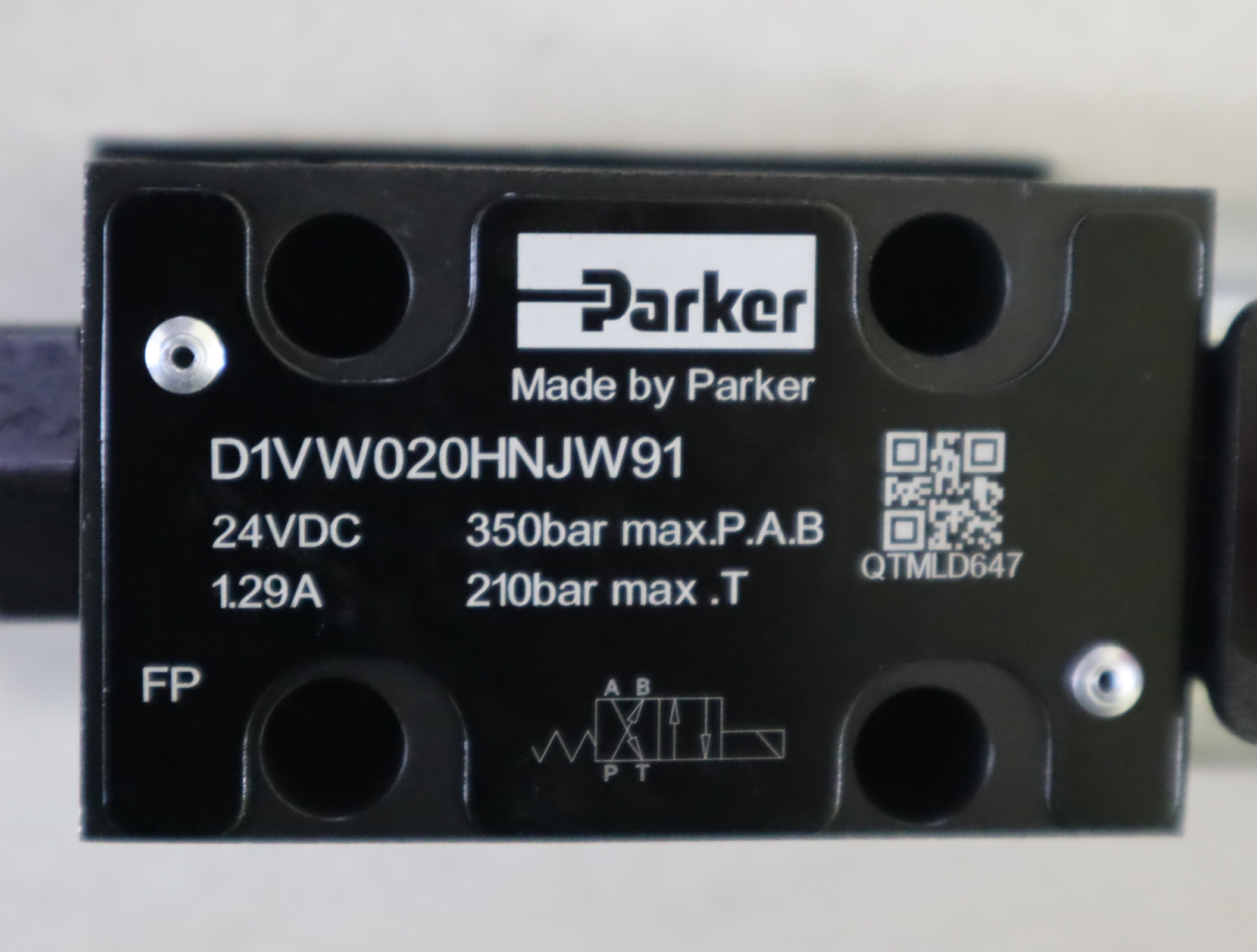 SD1VW020HNJW D1VW020HNJW91 美国派克PARKER电磁阀