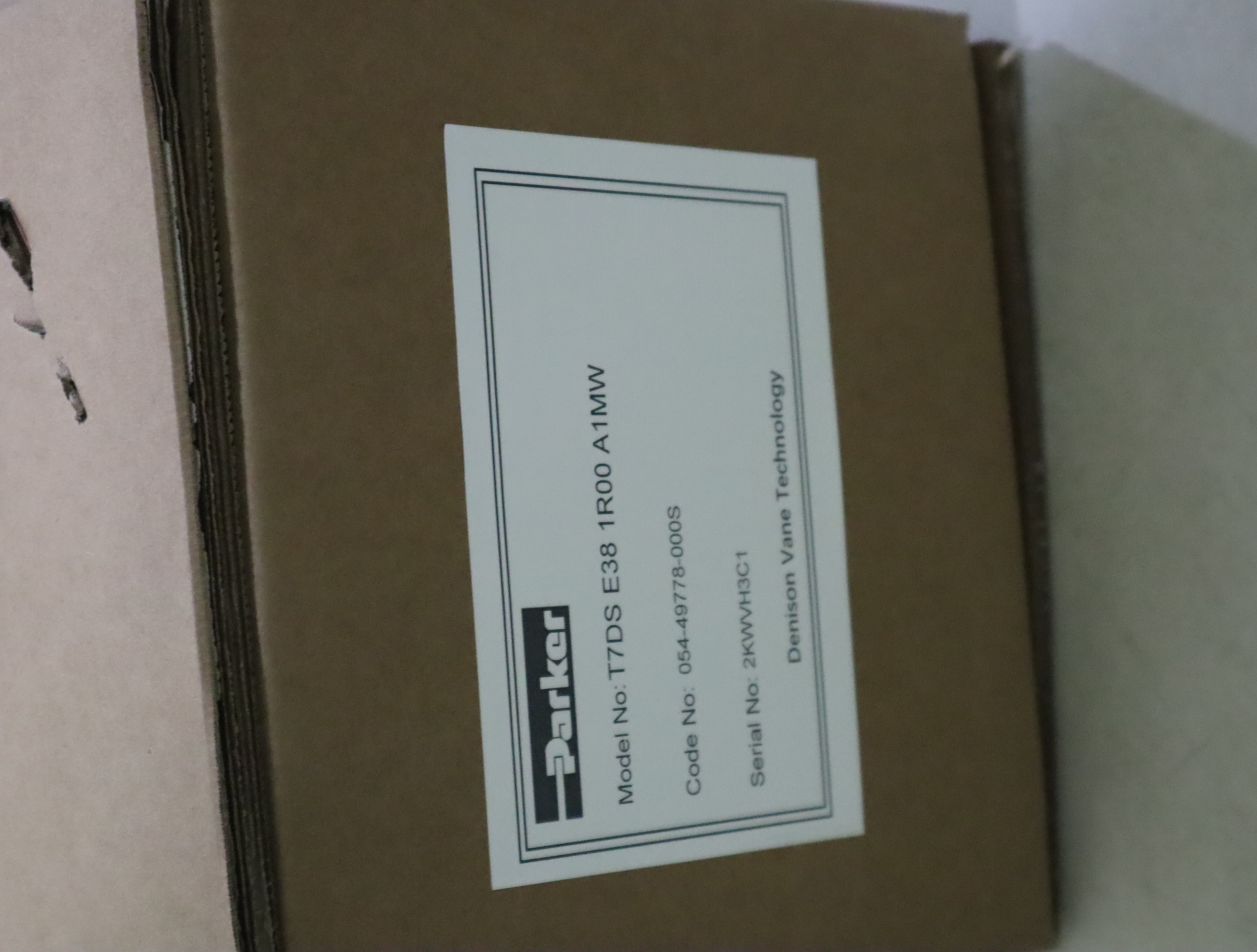 054-49778-000S T7DS E38 1R00 A1MW 派克PARKER丹尼逊DENISON