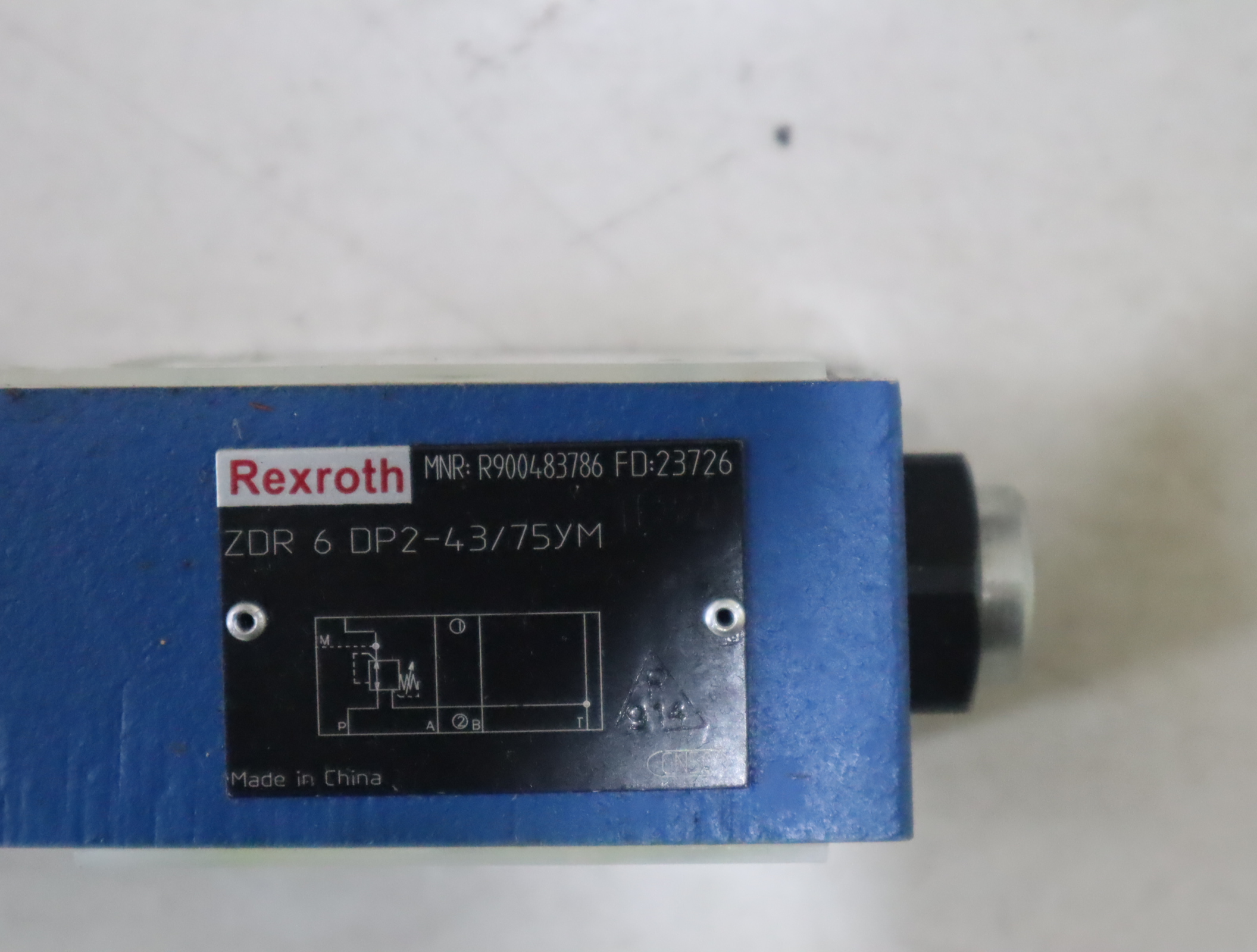 ZDR6DP2-43/75YM ZDR6DP2-4X/75YM R900483786 力士乐REXROTH阀