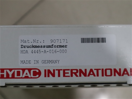 HDA4445-A-016-000 907171 贺德克HYDAC压力温度传感器