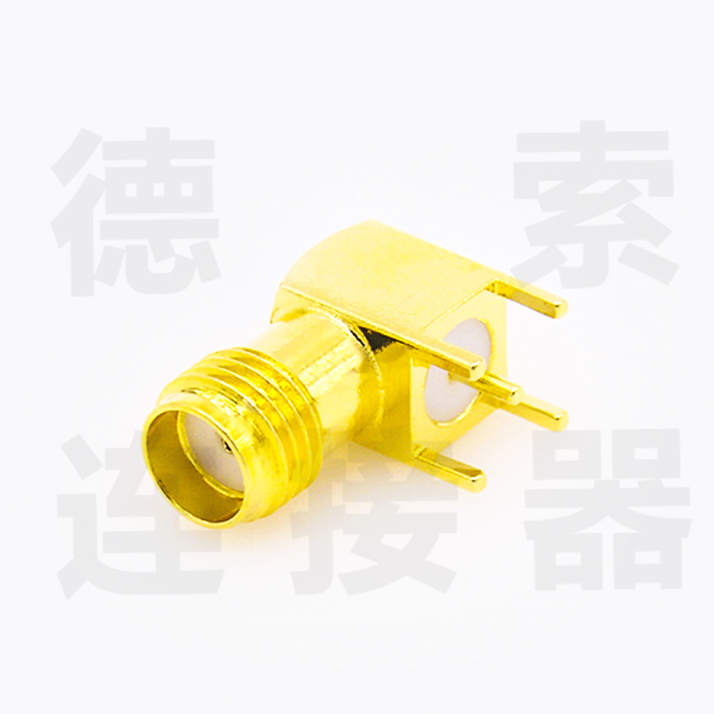 德索SMA连接器母弯式插孔厂家
