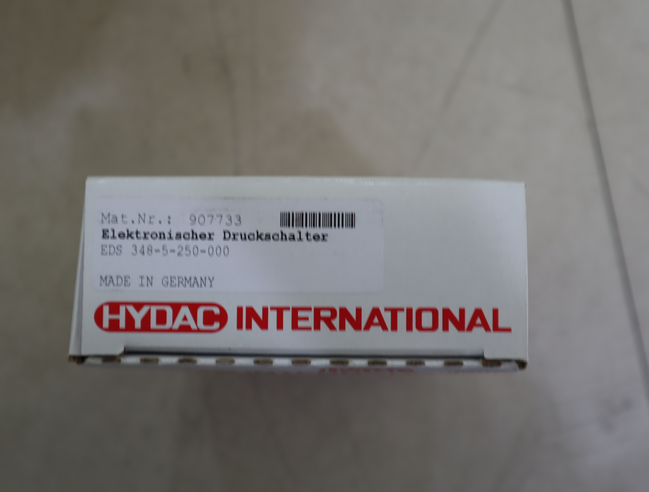  EDS348-5-250-000 907733 德国贺德克HYDAC压力温度传感器