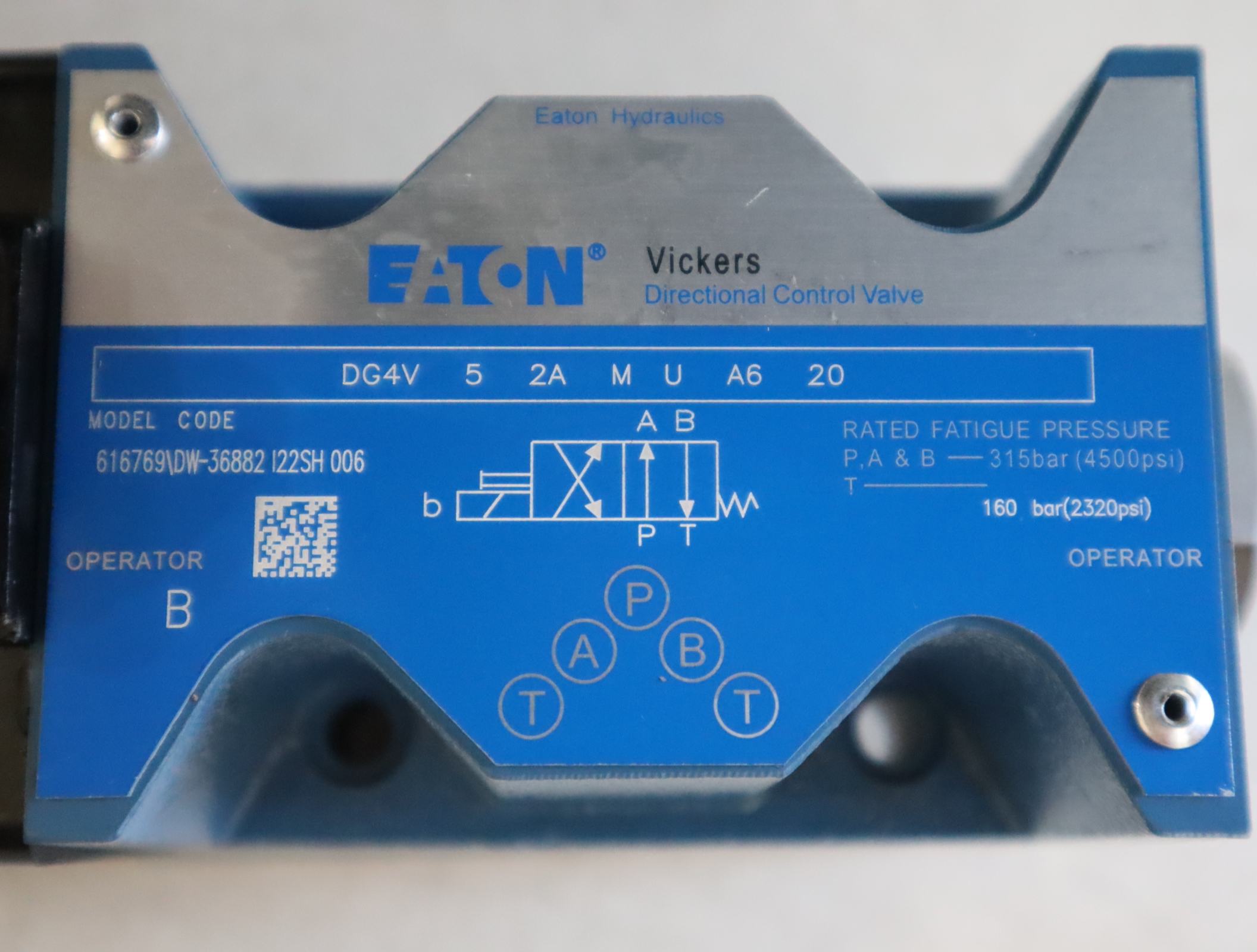 DG4V 5 2A M U A6 20 威格士VICKERS伊顿EATON丹佛斯DANFOSS电磁阀