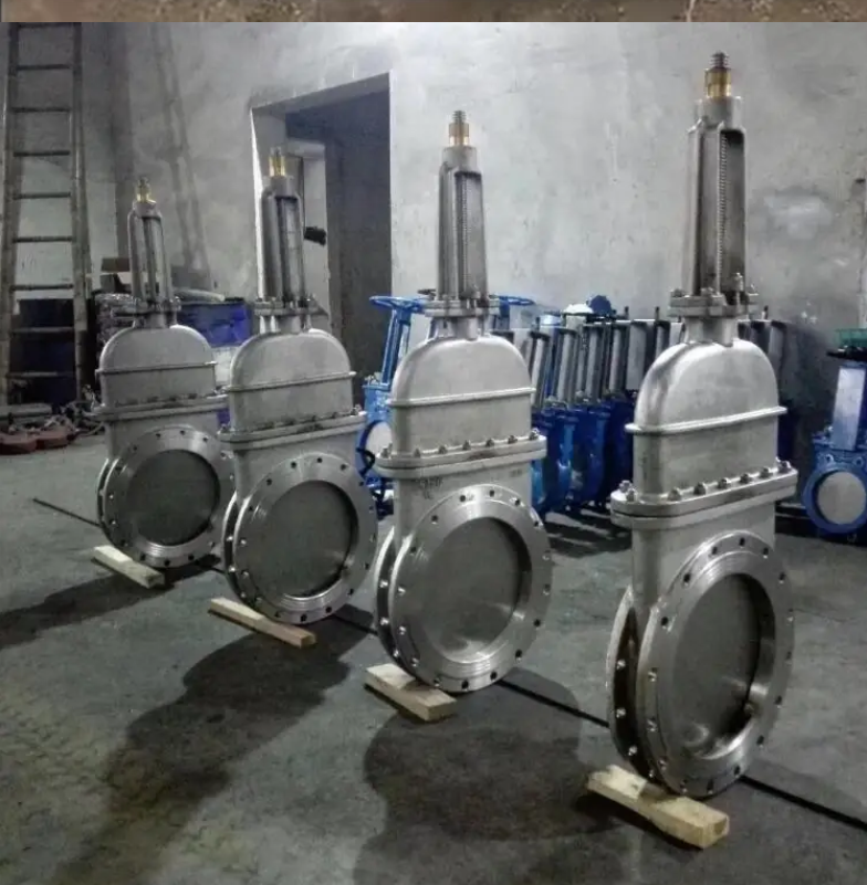 不锈钢大口径电动刀型闸阀DNZ973X/F-10P DN1600 DN1300 DN1400