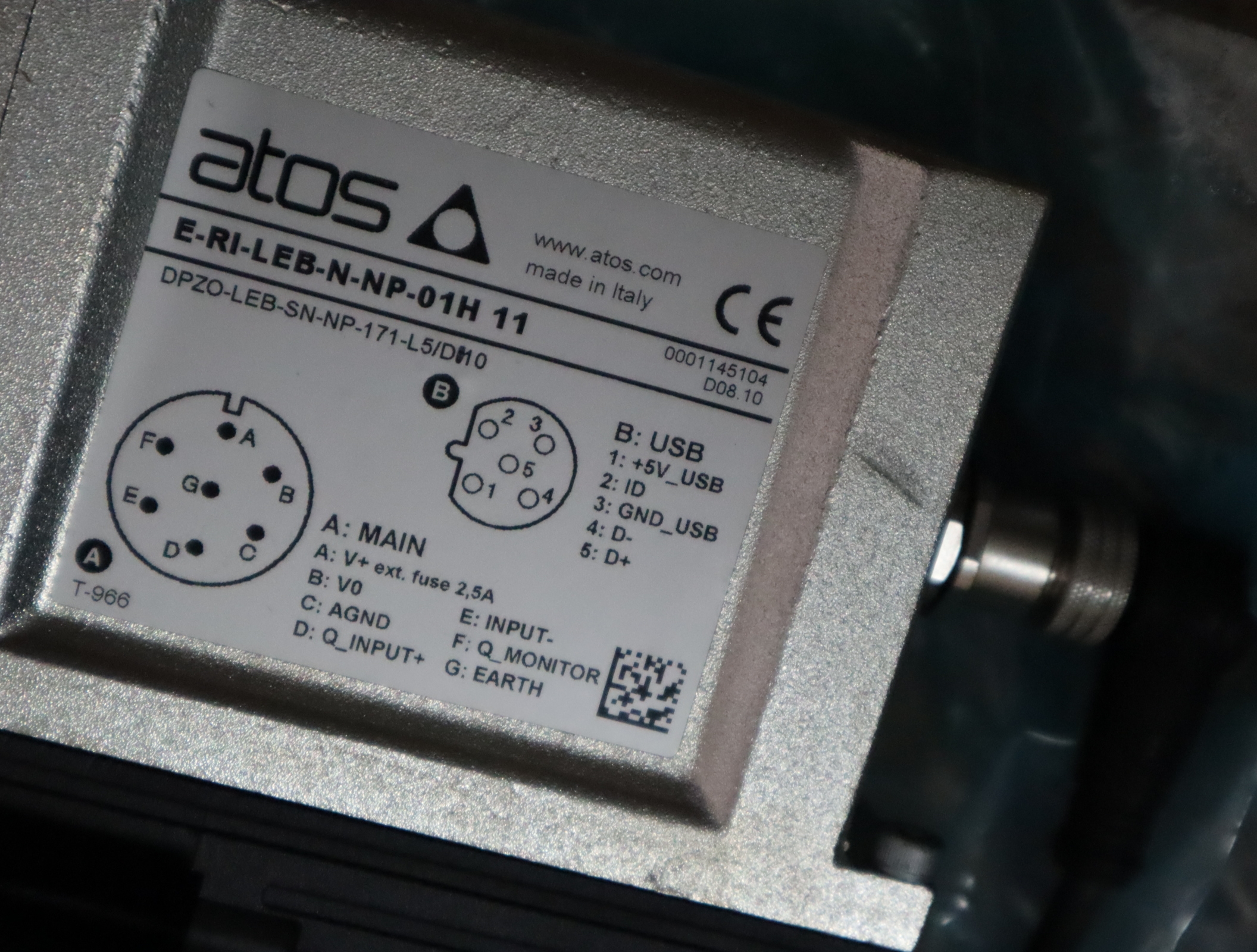 DPZO-LEB-SN-NP-171-L5/DI 10/PE 意大利阿托斯ATOS比例阀