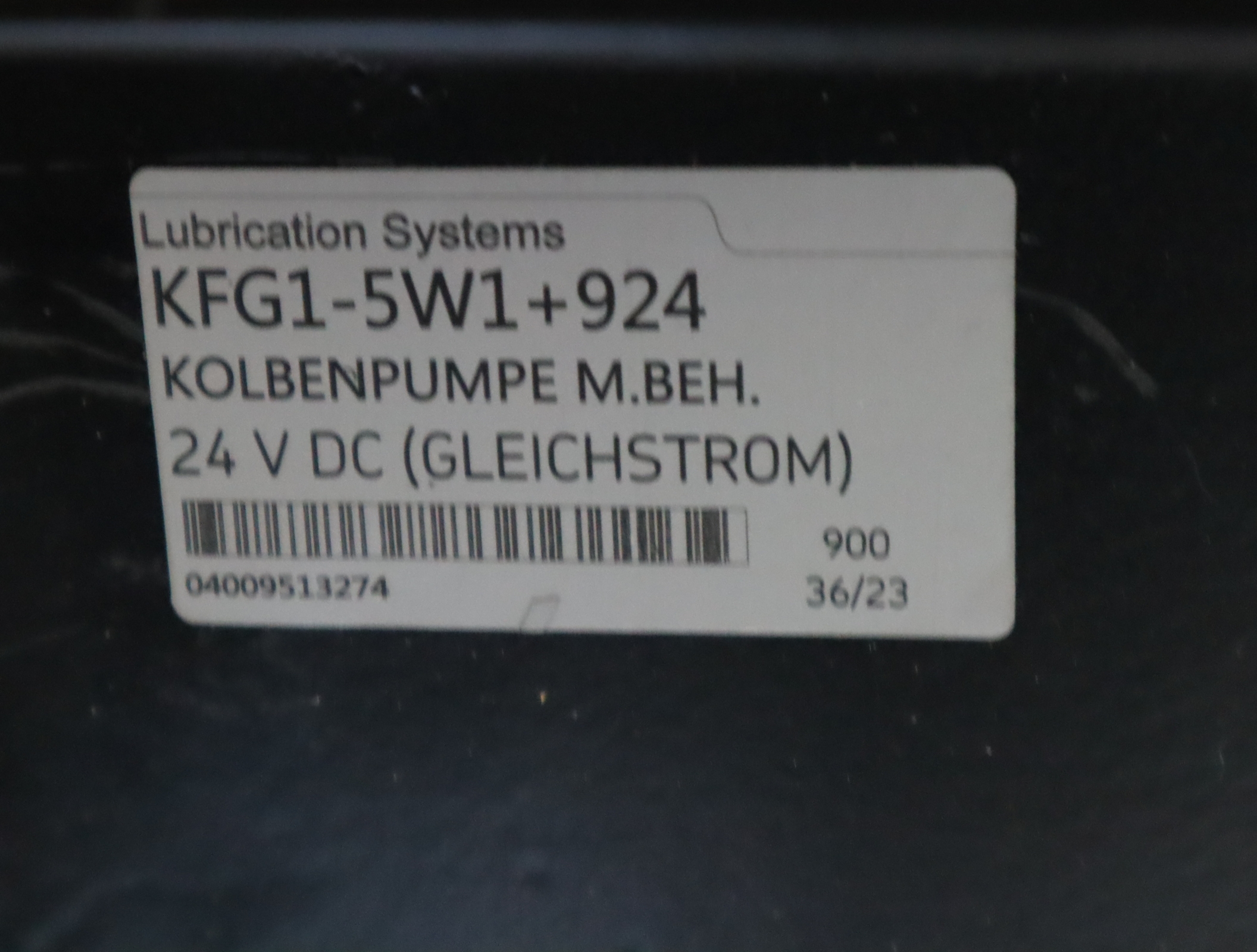 SKF VOGEL福鸟 KFG1-5W1+924 24 V DC 润滑系统泵