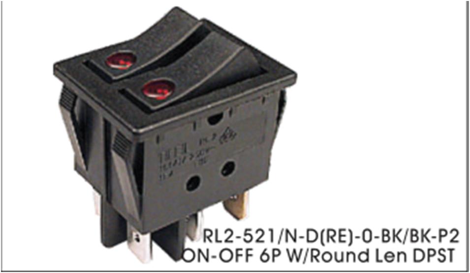 双排开关 按键灵敏度高，可靠性高，适用性强.