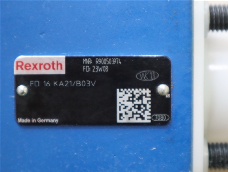 FD16KA2X/B03V FD16KA22/B03V R900503974 力士乐REXROTH平衡阀