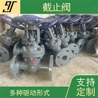 定制304不锈钢工业法兰截止阀 双向棒条截止阀