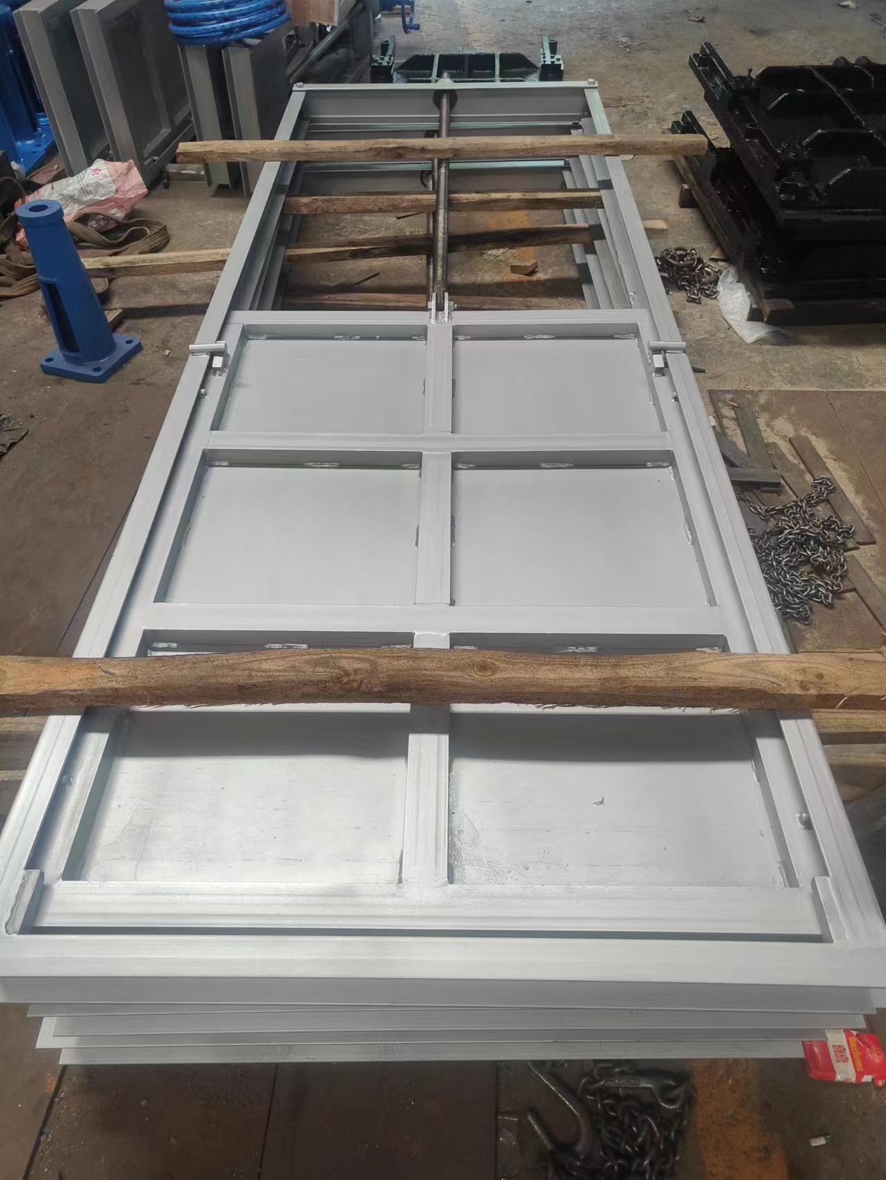 平面镶铜闸门 水库用 冲洗防倒灌调节