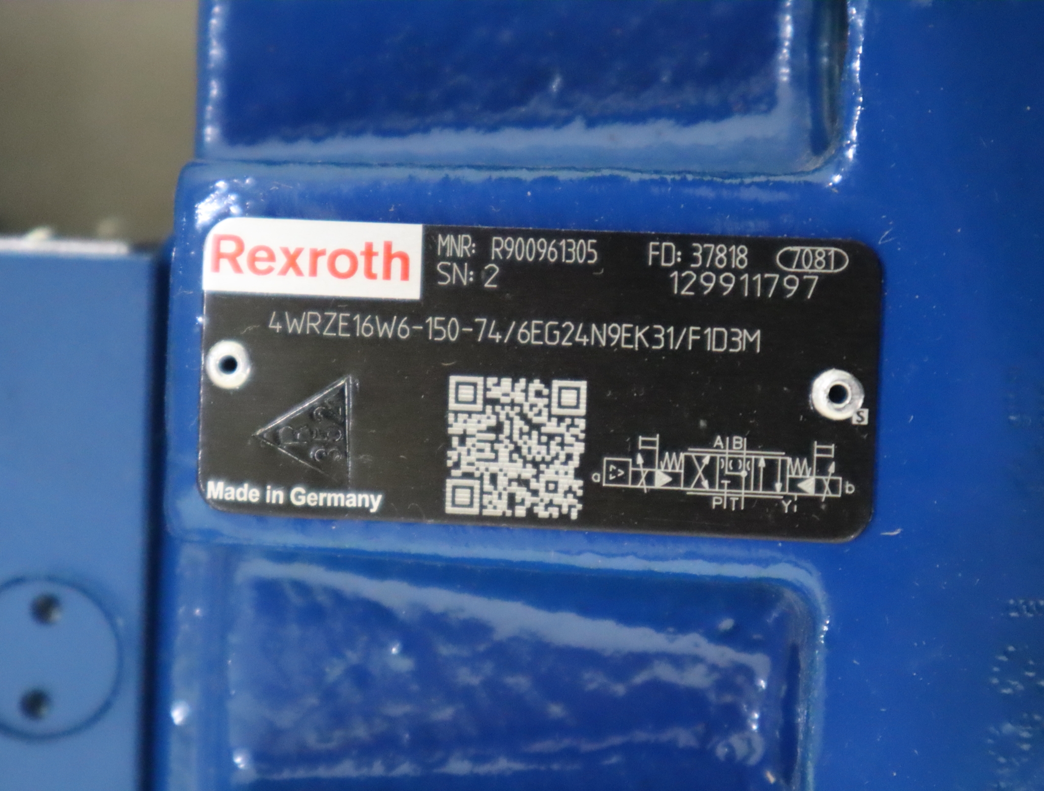 4WRZE16W6-150-72/6EG24N9EK31/F1D3M R900961305 力士乐REXROTH