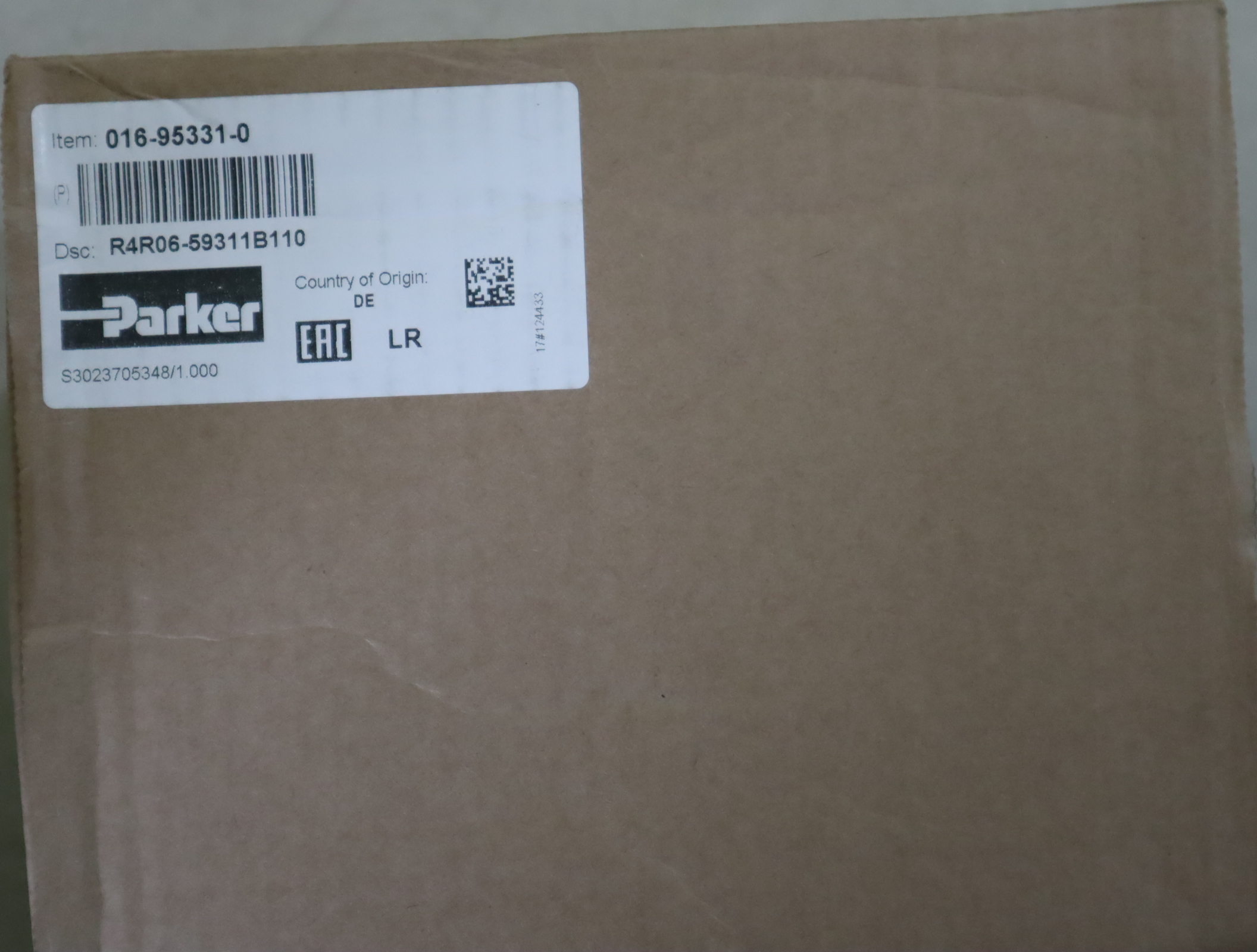 R4R06-59311B110 016-95331-0 美国派克PARKER溢流阀