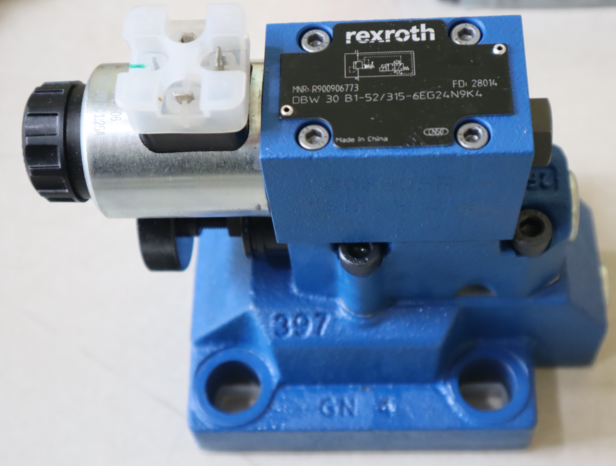 DBW30B1-52/315-6EG24N9K4 R900906773 德国力士乐REXROTH溢流阀