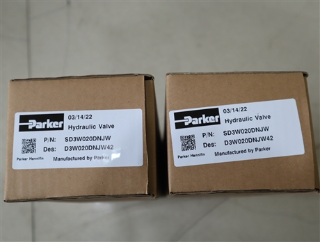 SD3W020DNJW D3W020DNJW42 美国派克PARKER电磁阀