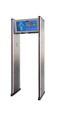 模拟人形图像金属安检门