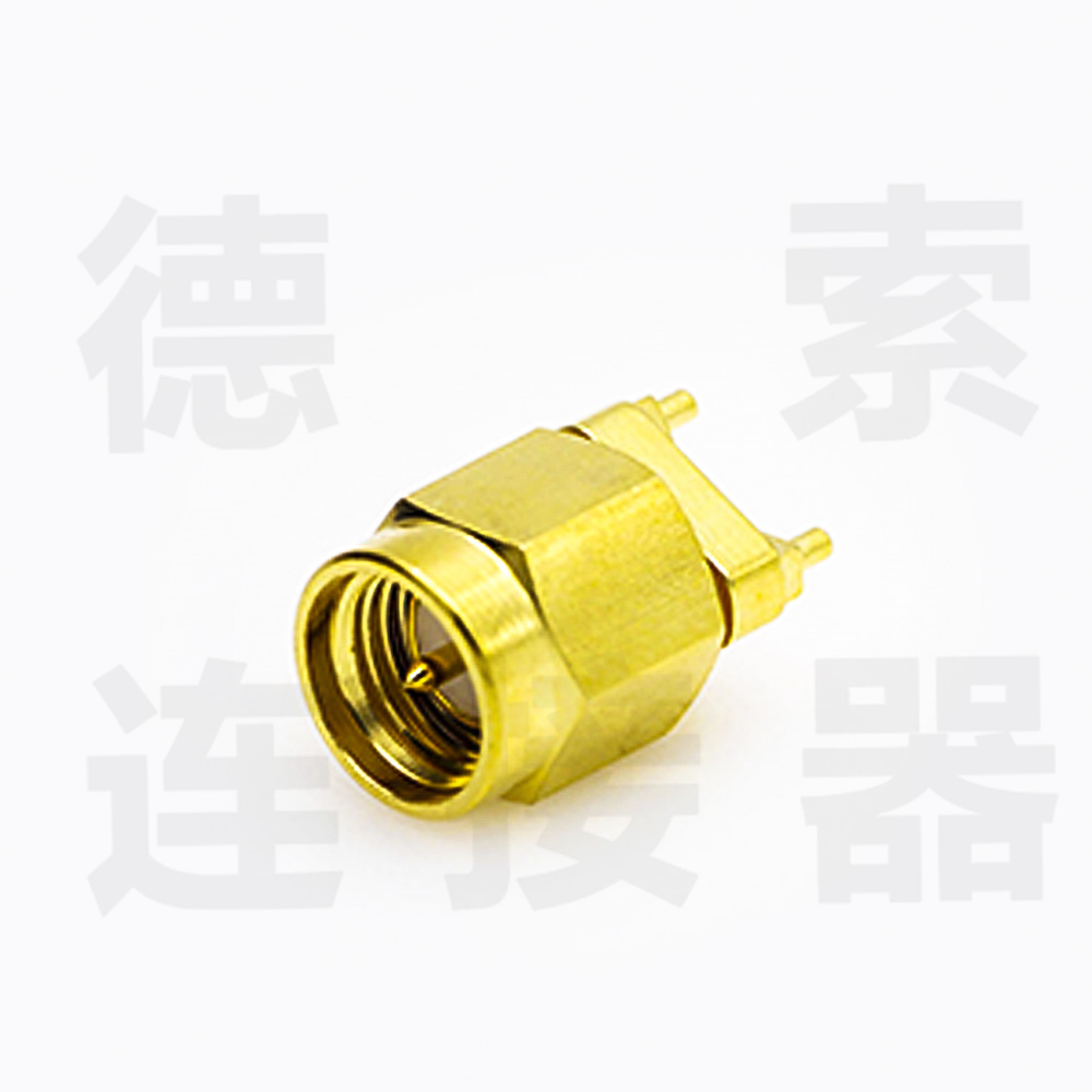 SMA连接器公直式插孔铜镀金标准50欧姆