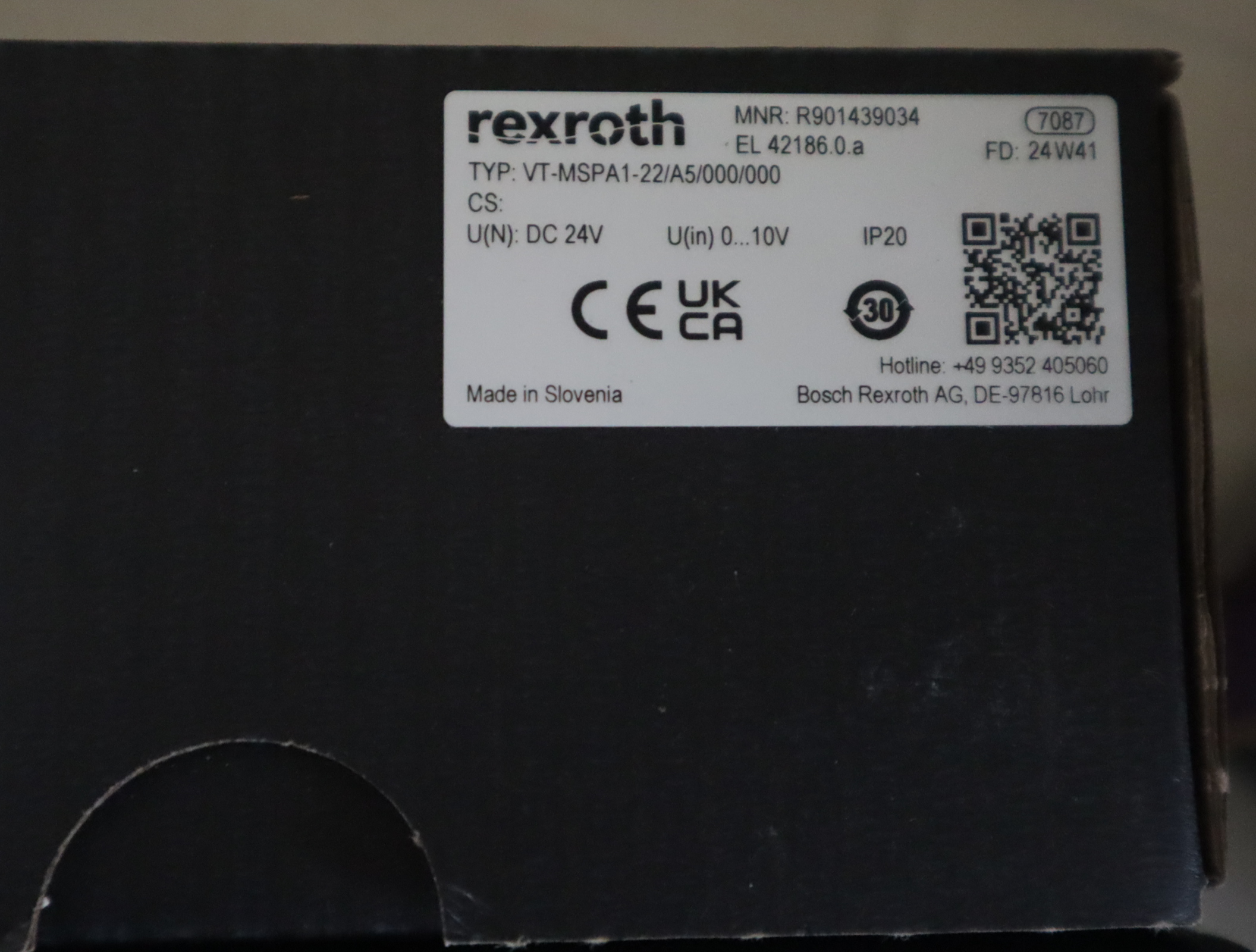 VT-MSPA1-23/A5/000/000 R901439034 德国REXROTH力士乐放大器