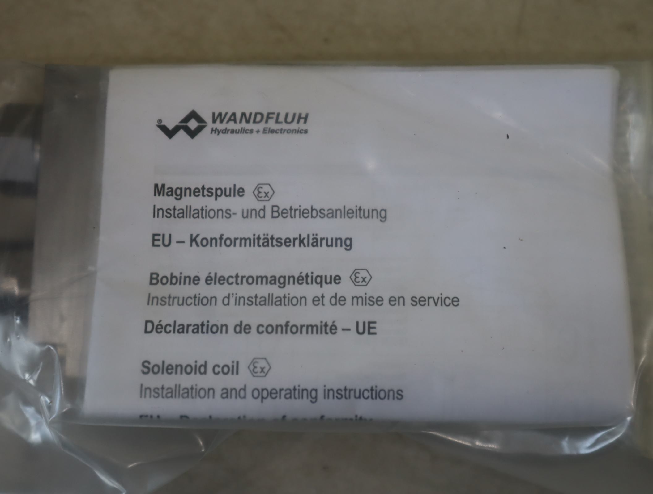 WDYFA06-ADB/L15 SWISS MADE 瑞士万福乐WANDFLUH比例阀