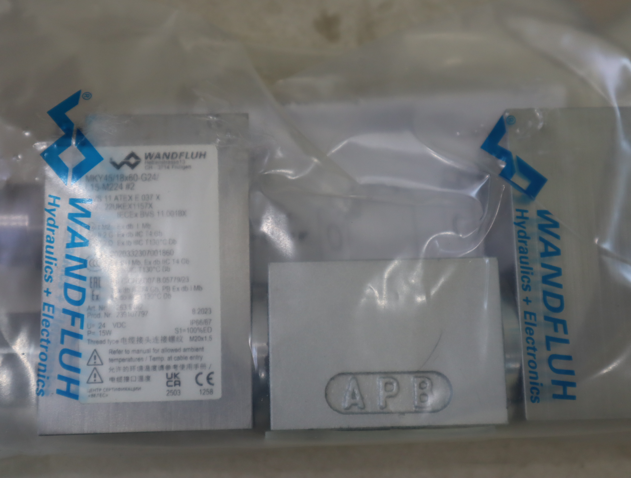 WDYFA06-ADB/L15 SWISS MADE 瑞士万福乐WANDFLUH比例阀