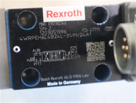 4WRPEH6C4B24L-31/M/24A1 R901382346 德国REXROTH力士乐伺服阀