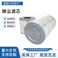 除尘滤芯 食品加工机械打磨 粉尘滤筒锥形 工业钢厂电厂粉末除尘器