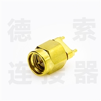 SMA连接器公直式插孔铜镀金标准50欧姆